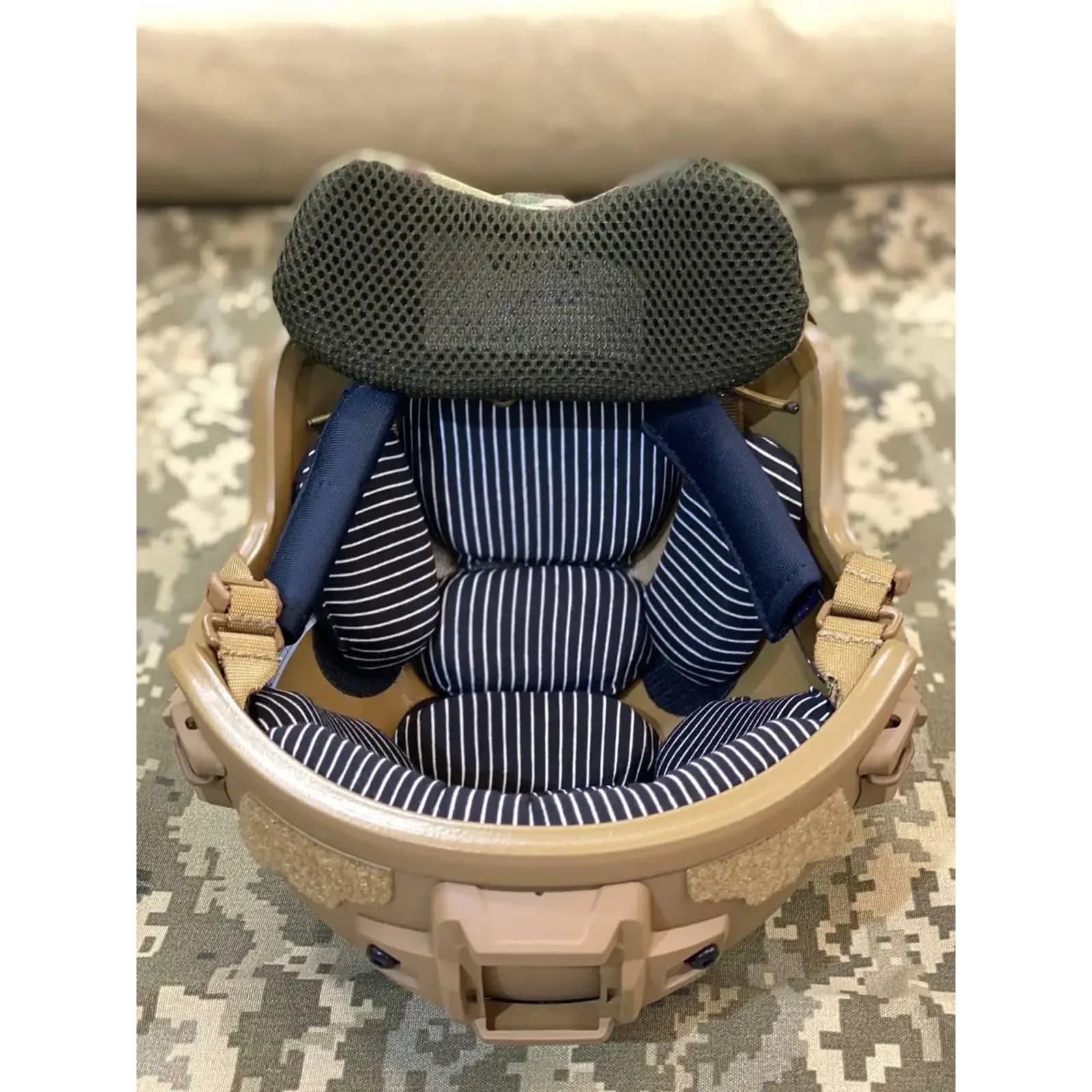 Балістичний захист потилиці з кевлару на шолом 1A — фото 5