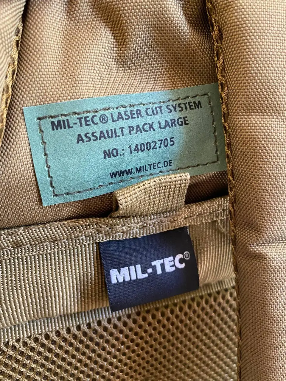 Тактичний рюкзак MiL-Tec 40л оригінал Німеччина - Зображення 5