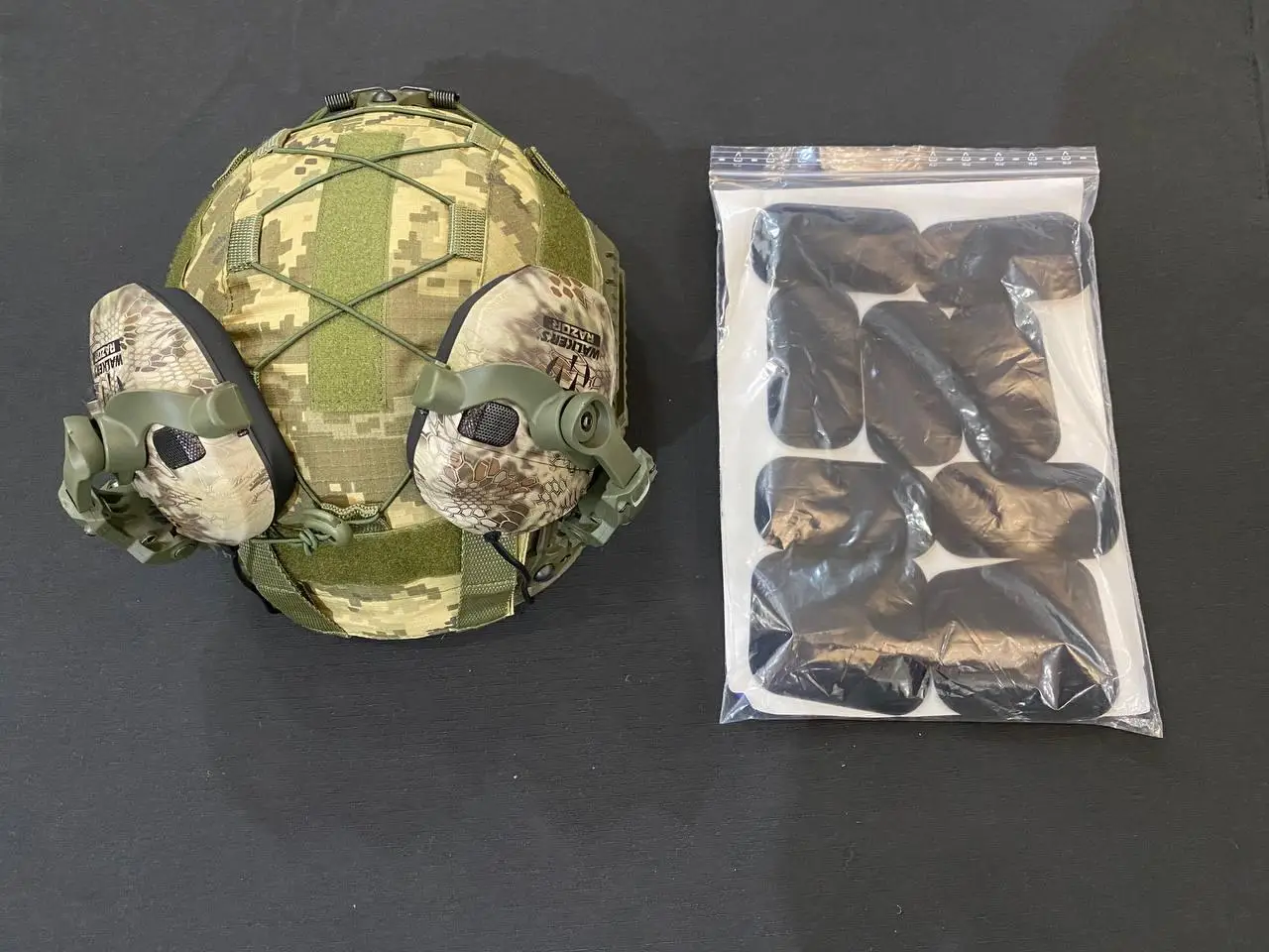 Комплект шолом кевларовий 3А Sestan Busch BK-ACH-HC оригінал + активні навушники Walkers Razor - Зображення 4
