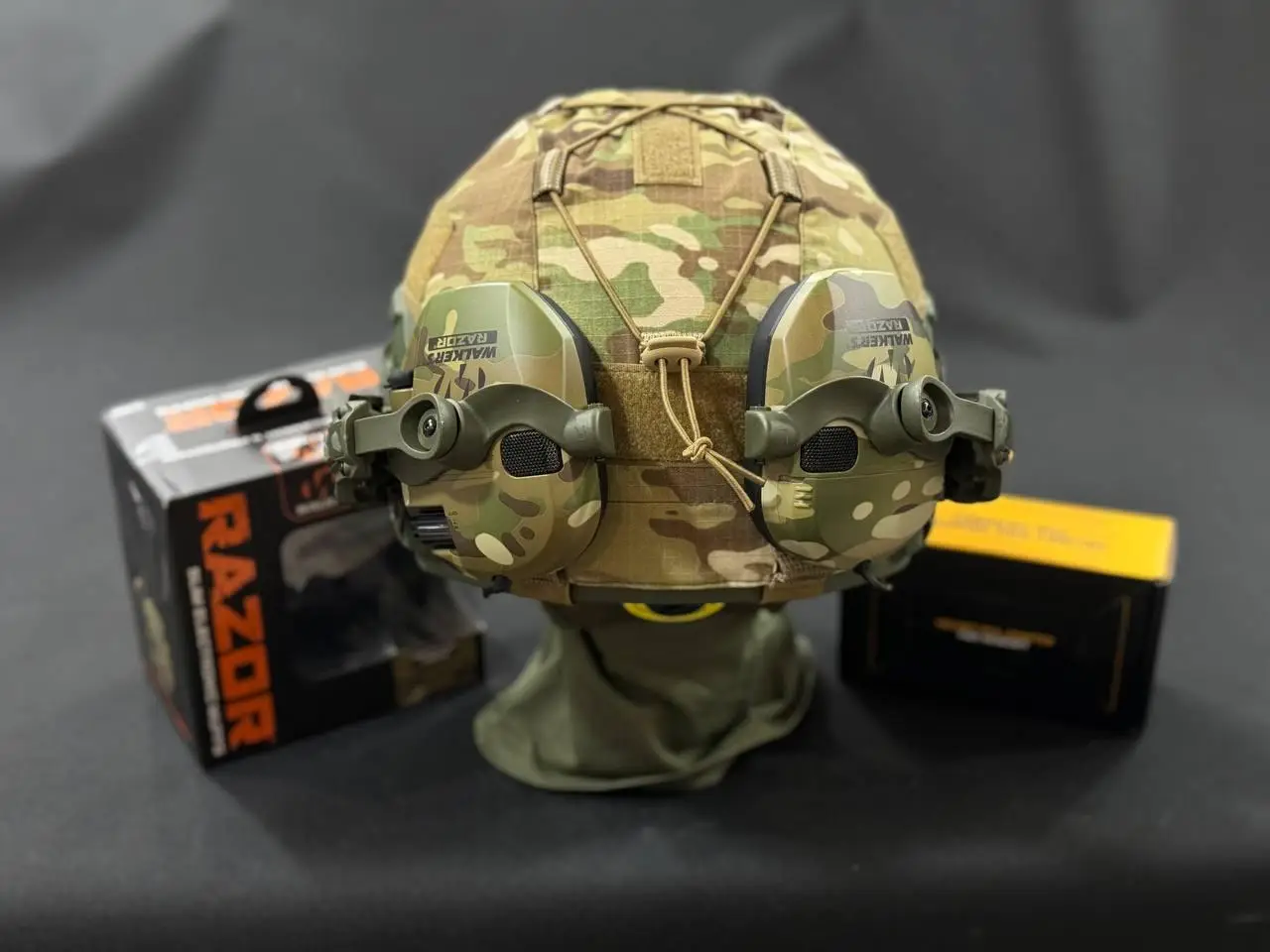 Комплект шолом кевларовий 3А FAST NIJ0106.01 IIIA 3A оригінал + активні навушники Walkers Razor - Зображення 3