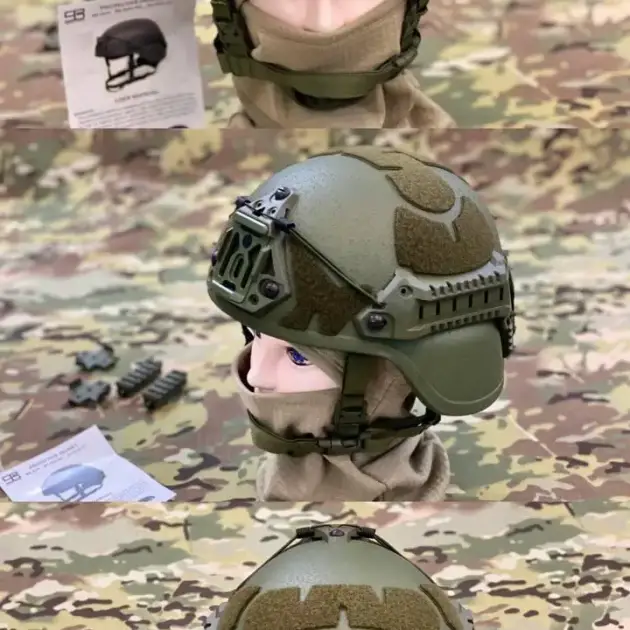 Шолом кевларовий 3А Sestan-Busch Helmet BK-ACH GEN II оригінал з чохлом