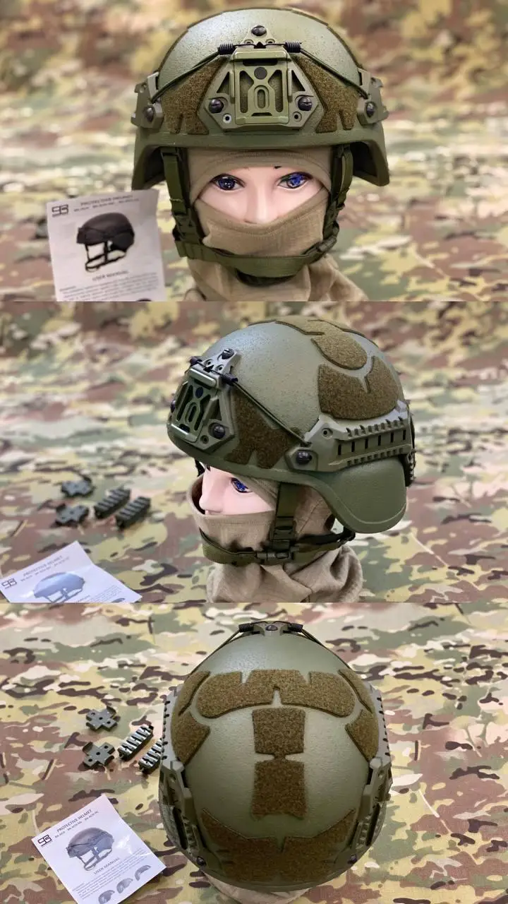Шолом кевларовий 3А Sestan-Busch Helmet BK-ACH GEN II оригінал з чохлом