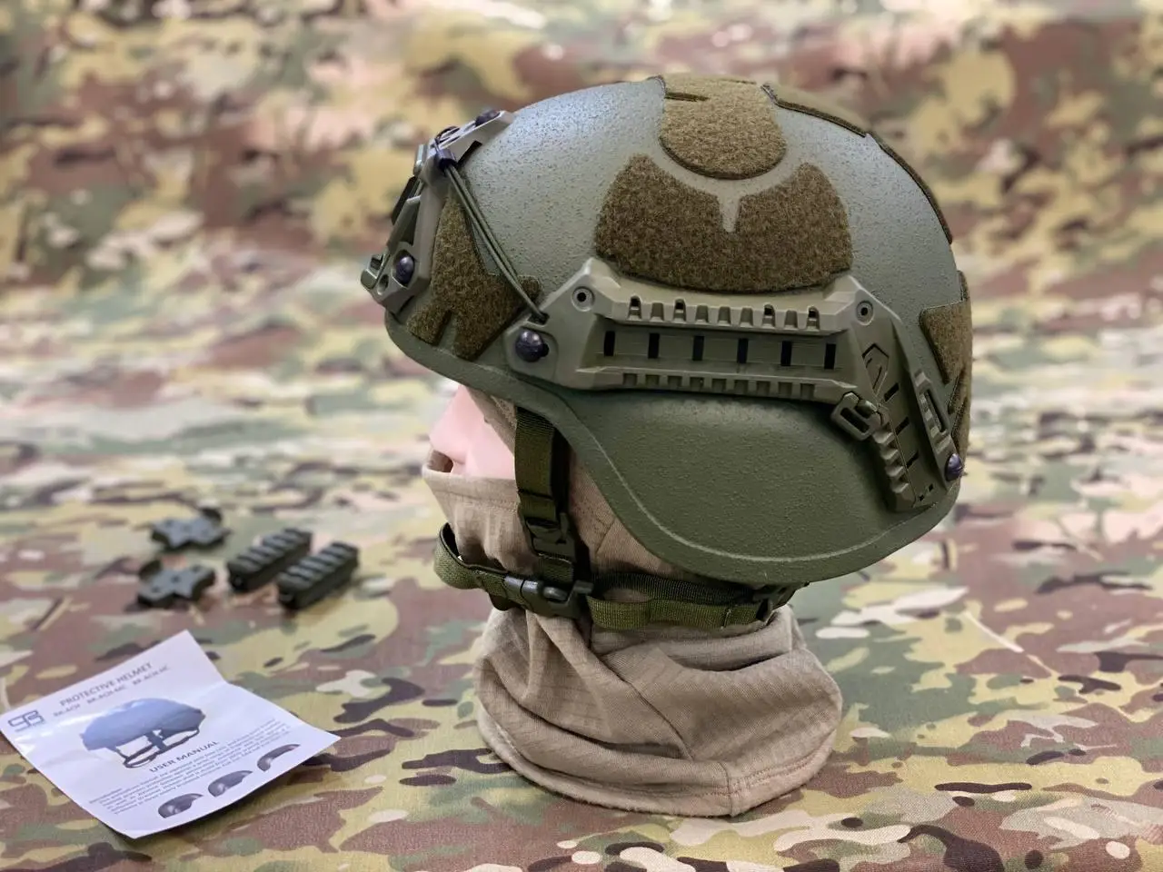 Шолом кевларовий 3А Sestan-Busch Helmet BK-ACH GEN II оригінал з чохлом - Зображення 6